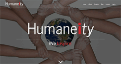 Desktop Screenshot of humaneity.com
