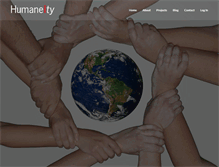 Tablet Screenshot of humaneity.com